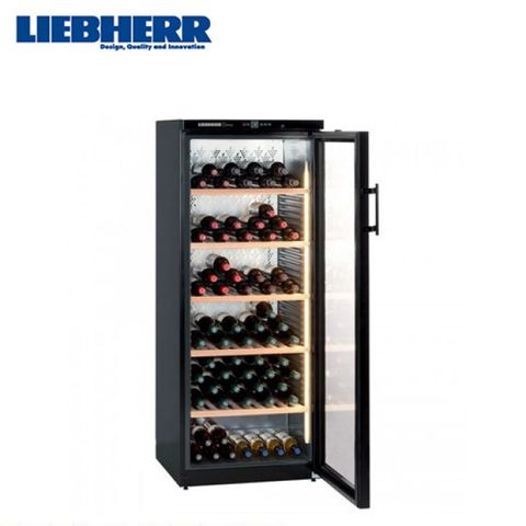 【LIEBHERR 利勃】獨立式單溫紅酒櫃 WKb4112 黑色源自德國追求頂尖品質