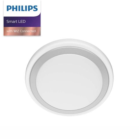 Philips 飛利浦 WiZ 慕心智慧LED吸頂燈 銀色 《PW009》Philips 飛利浦 WiZ 慕心智慧LED吸頂燈 銀色 (PW009)