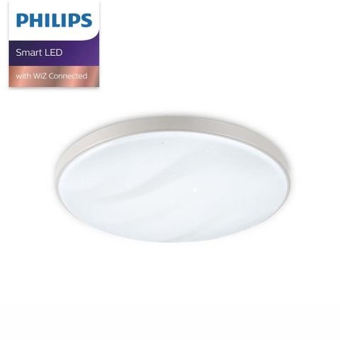 Philips 飛利浦 WiZ 美妍智慧LED吸頂燈 銀色 《PW011》Philips 飛利浦 WiZ 美妍智慧LED吸頂燈 銀色 (PW011)