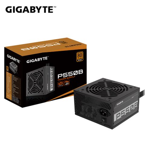 【GIGABYTE 技嘉】GP-P550B 550W 80Plus 銅牌 電源供應器80 PLUS 銅牌認證
