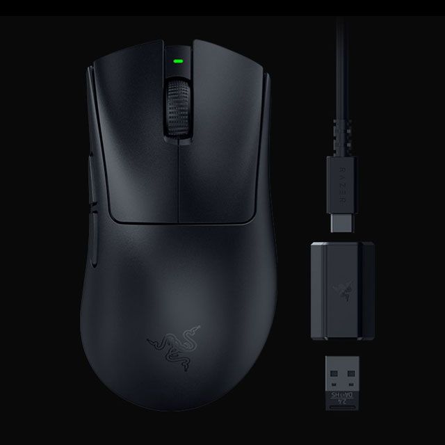 RAZER 雷蛇 DEATHADDER V3 HyperSpeed 煉獄蝰蛇無線電競滑鼠