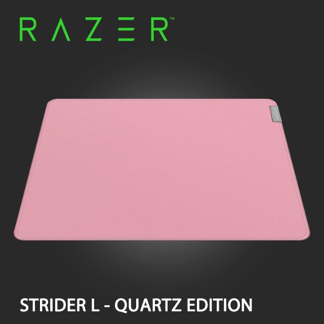 RAZER 雷蛇  STRIDER L-Quartz 凌甲蟲滑鼠墊 L-粉晶