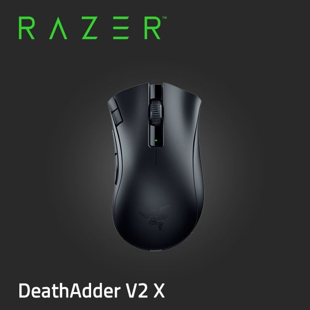 Razer DeathAdder V2 X 煉獄奎蛇V2 X 速度版無線電競滑鼠RZ01-04130100