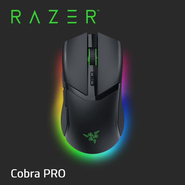 Razer Cobra Pro 眼鏡蛇Pro 輕量化三模無線滑鼠RZ01-04660100-R3A1