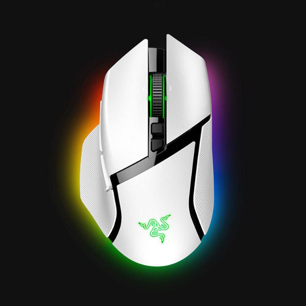 RAZER 雷蛇 Basilisk V3 Pro RGB 無線滑鼠(白色)