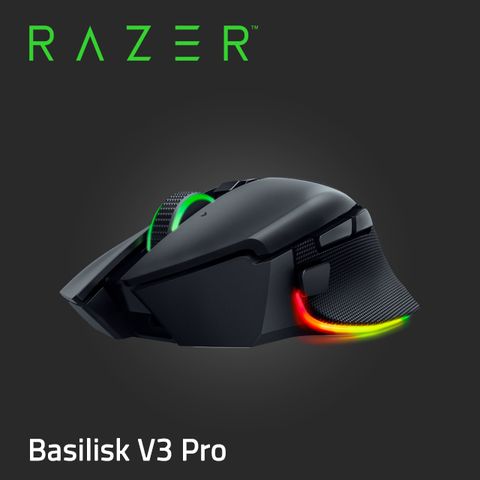 RAZER 雷蛇 Basilisk V3 Pro RGB 無線滑鼠 RZ01-04620100-R3A1