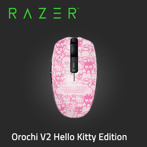 Razer Orochi V2 八岐大蛇靈刃 V2 無線電競滑鼠-Hello Kitty