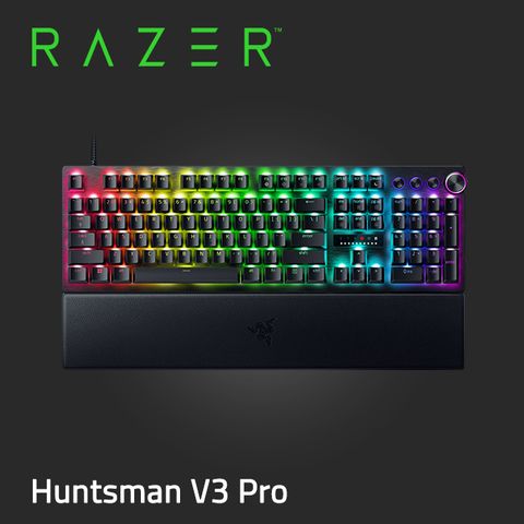 RAZER 雷蛇 Huntsman V3 Pro 獵魂光蛛 V3 Pro 機械式鍵盤(光學軸/中文)