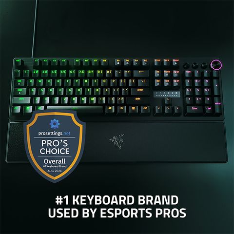 RAZER 雷蛇 Huntsman V3 Pro 獵魂光蛛 V3 Pro 機械式鍵盤(光學軸/中文)