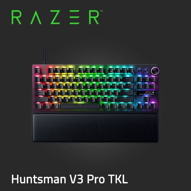 Razer Huntsman V3 Pro TKL 機械式鍵盤(光學軸/中文) - PChome 24h購物