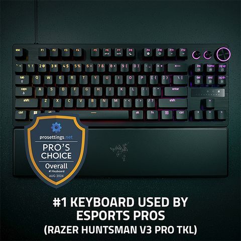 RAZER 雷蛇 Huntsman V3 Pro TKL 獵魂光蛛 V3 Pro TKL 機械式鍵盤(光學軸/中文)