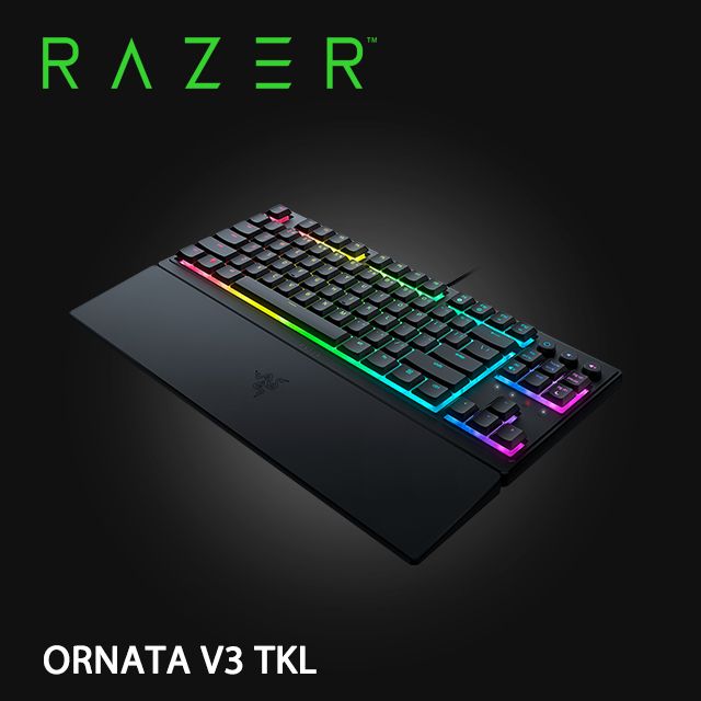 RAZER 雷蛇 ORNATA V3 TENKEYLESS  雨林狼蛛 V3 TKL 機械式薄膜混合 電競鍵盤