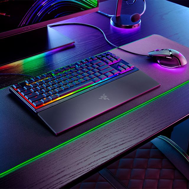 RAZER 雷蛇 ORNATA V3 TENKEYLESS  雨林狼蛛 V3 TKL 機械式薄膜混合 電競鍵盤