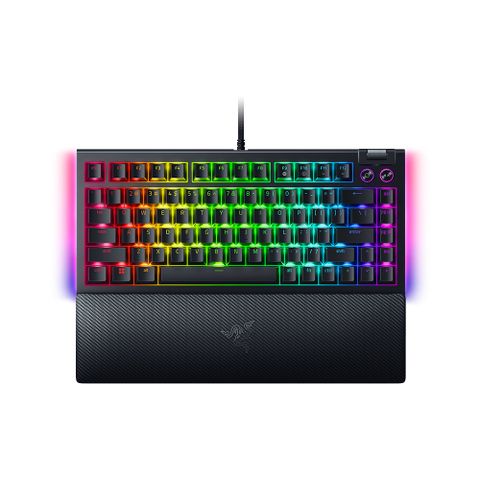 Razer BlackWidow V4 75% 黑寡婦 V4 75%幻彩版機械式電競鍵盤(英文)