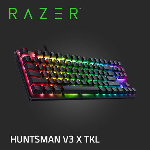 RAZER 雷蛇 Huntsman V3 X TKL 獵魂光蛛 V3 X TKL 機械式鍵盤(光學軸/紅軸/中文)