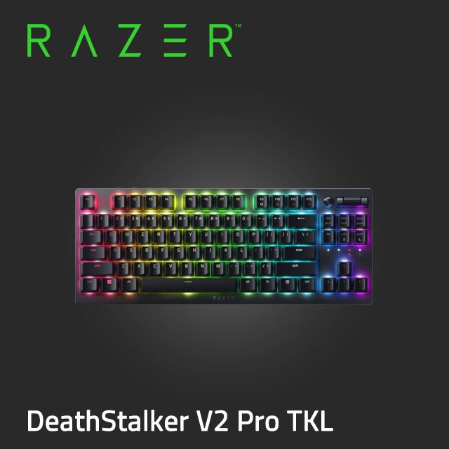 Razer DeathStalker V2 Pro TKL 無線機械式鍵盤(紅軸/英文) RZ03 