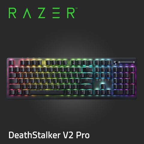 RAZER 雷蛇 DeathStalker V2 Pro 無線三模機械式鍵盤(紅軸/中文)