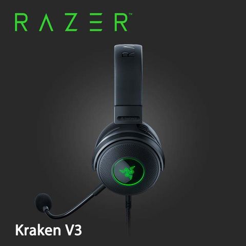 Razer Kraken V3 北海巨妖 V3 電競耳麥 (RZ04-03770200-R3M1)