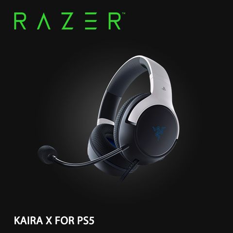 RAZER 雷蛇 Kaira X - PlayStation 適用於 PS5 的有線耳麥