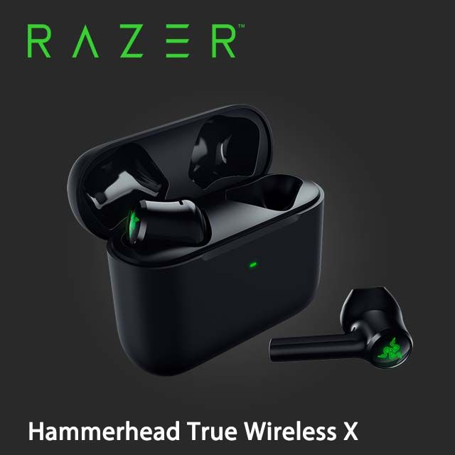 雷蛇RAZER HAMMERHEAD TRUE WIRELESS X 戰錘狂鯊(黑) - PChome 24h購物