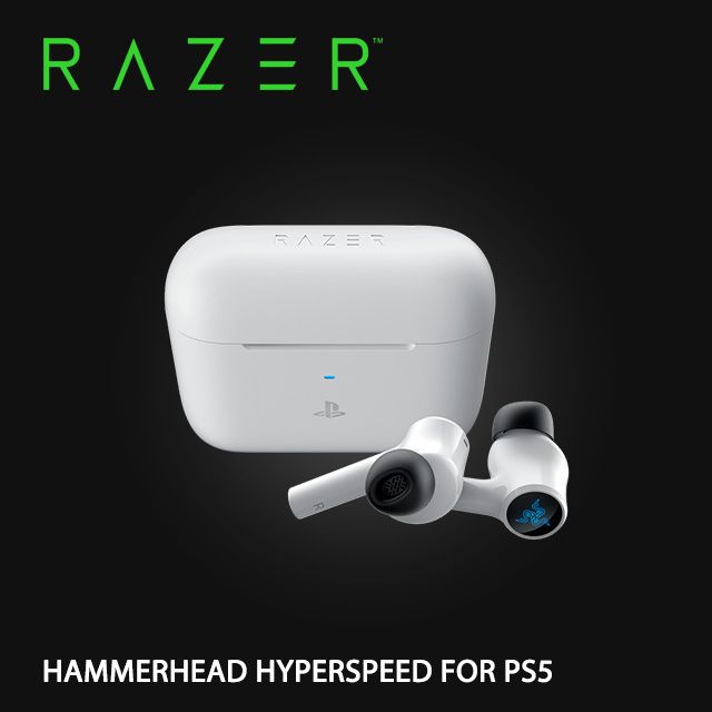 RAZER HAMMERHEAD HYPERSPEED FOR PS5 雷蛇戰錘狂鯊PS5版真無線藍牙