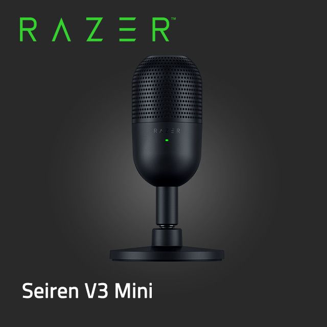 RAZER 雷蛇 Seiren V3 Mini 魔音海妖 V3 Mini 麥克風 (黑) RZ19-05050100-R3M1