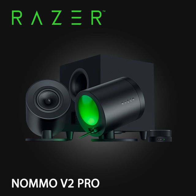 RAZER NOMMO V2 PRO 雷蛇天狼星V2 PRO幻彩版電競喇叭RZ05-04740100 