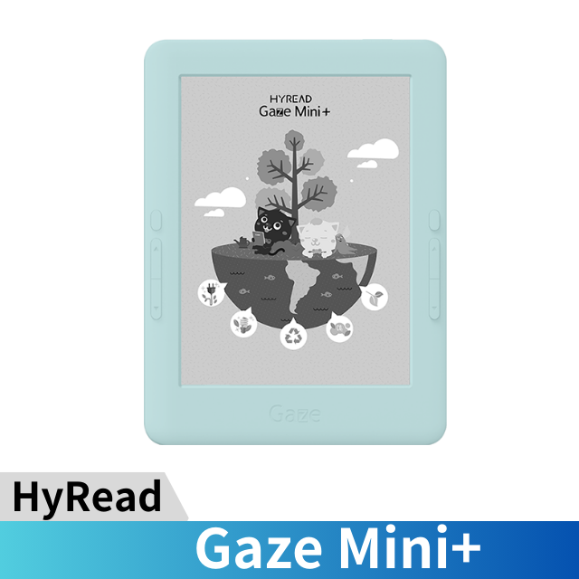 HyRead Gaze Mini+ 6吋電子紙閱讀器(淺蔥青)