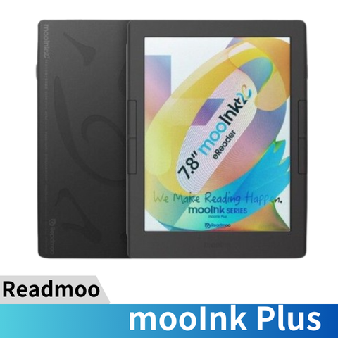 Readmoo 讀墨 mooInk Plus 2C_7.8 吋電子書閱讀器 黑128GB(殼套組)