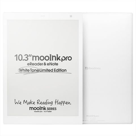 mooInk Pro 10.3吋電子書閱讀器 白32GB(殼套組)