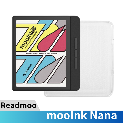 Readmoo 讀墨 7 吋 mooInk Nana 彩色電子書閲讀器(清透Nana套組)