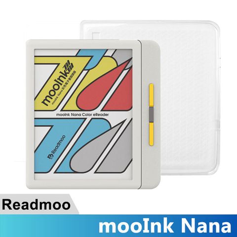 mooInk Nana 7吋 彩色電子書閲讀器-迷月白(清透Nana套組)
