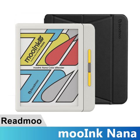mooInk Nana 7吋 彩色電子書閲讀器-迷月白(玩轉Nana套組)