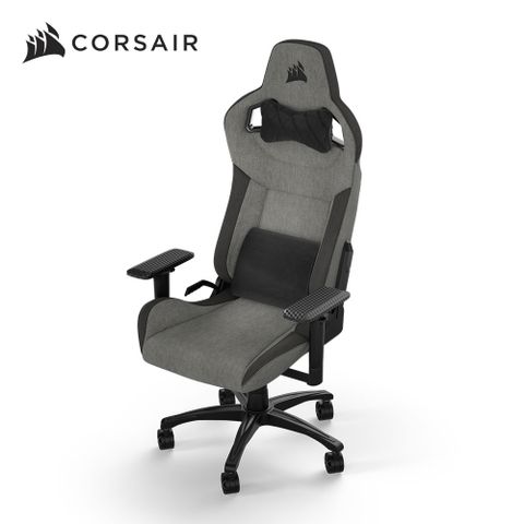 海盜船 CORSAIR T3-RUSH 灰黑/布質  電競椅