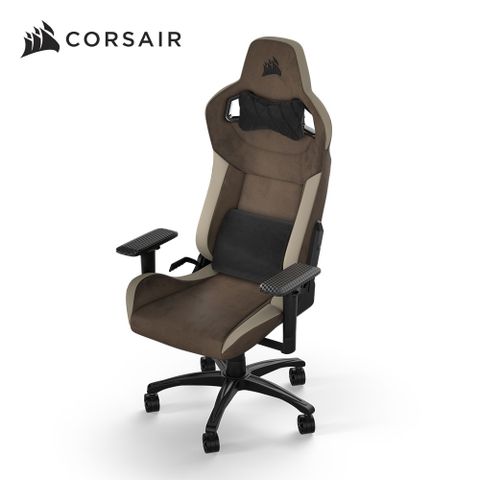 海盜船 CORSAIR T3-RUSH 棕色/布質 電競椅