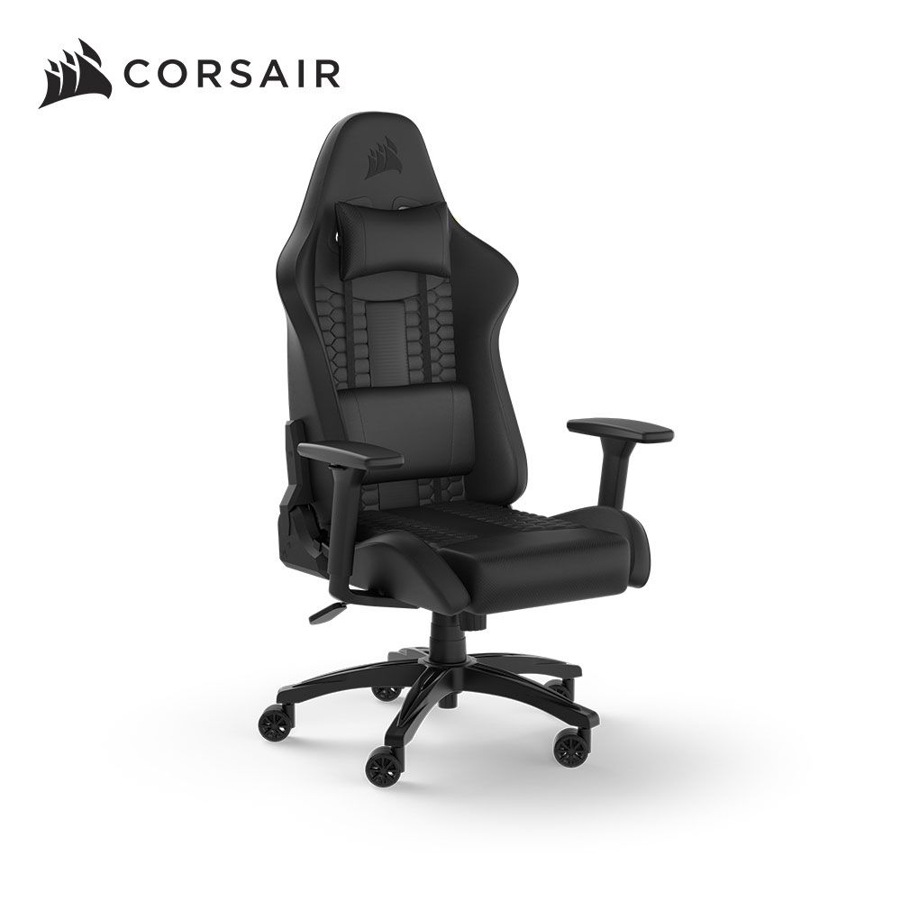 CORSAIR 海盜船   TC100 RELAXED 黑色/皮質 電競椅