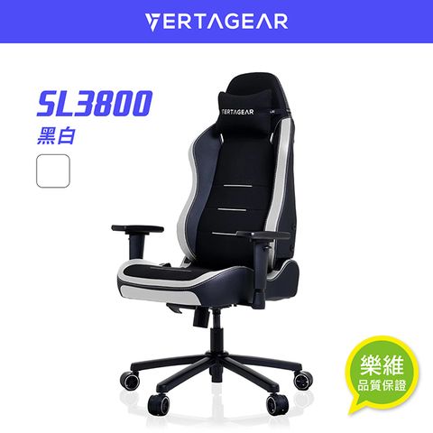 Vertagear SL3800 HygennX 人體工學電競椅 黑白樂維科技官方公司貨