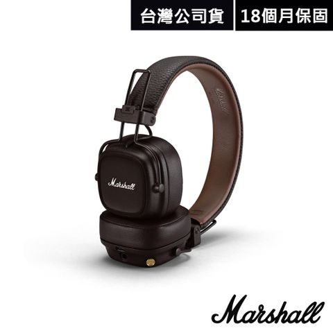 Marshall Major V 藍牙耳罩式耳機-第五代復古棕