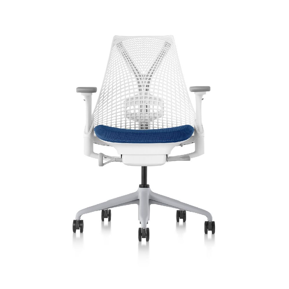 Herman Miller 【世代家具】Herman Miller Sayl 人體工學椅 - 全功能白框藍座原廠授權商