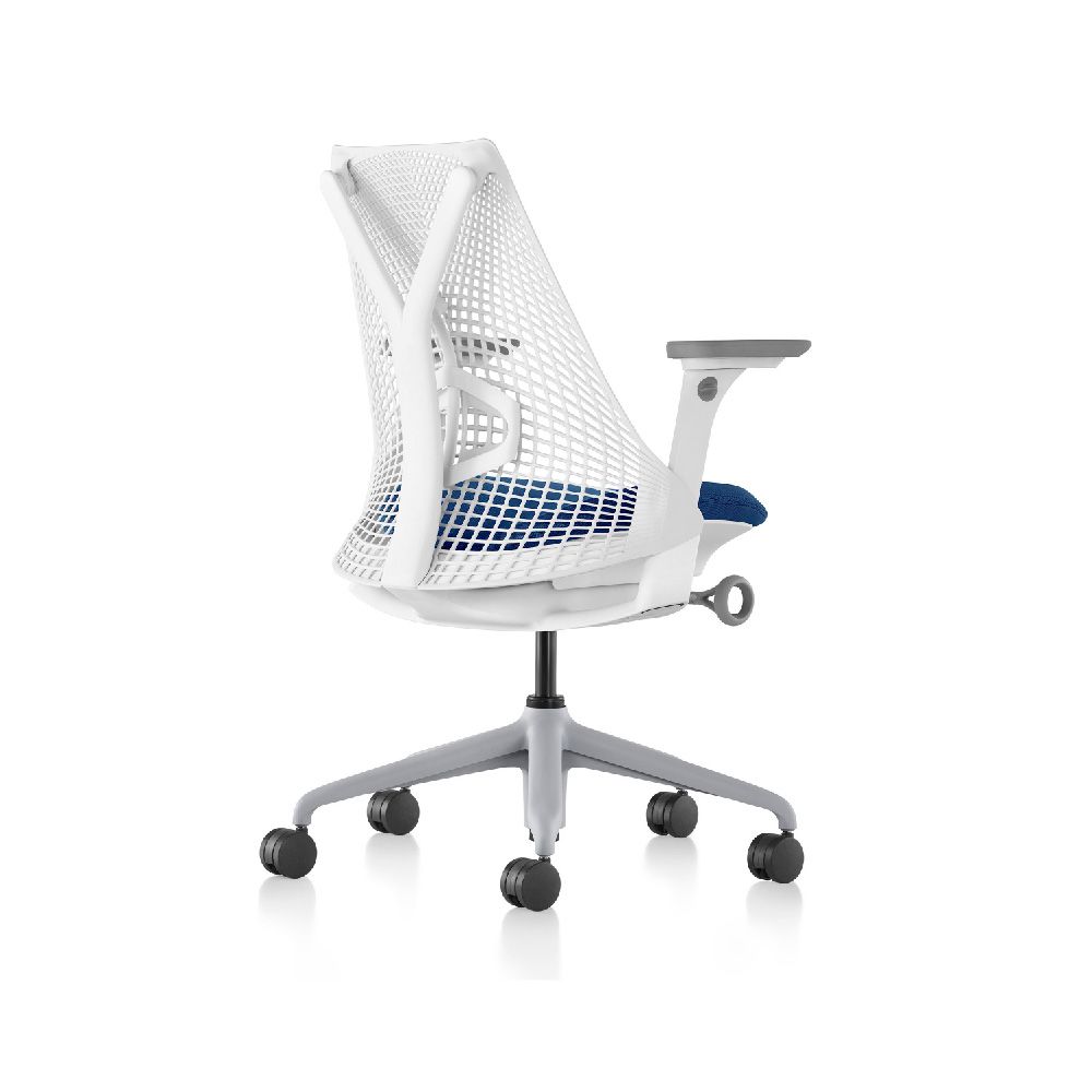 Herman Miller 【世代家具】Herman Miller Sayl 人體工學椅 - 全功能白框藍座原廠授權商