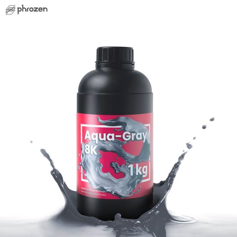 【三入組】Phrozen 湖水灰8K模型樹脂, 1KG裝