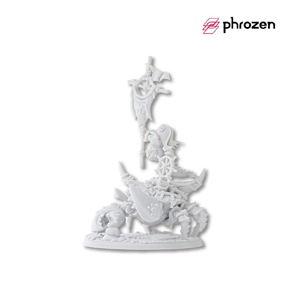 Phrozen 普羅森 Water-Washable 可水洗韌性樹脂 - 白色(1KG裝)3D列印耗材