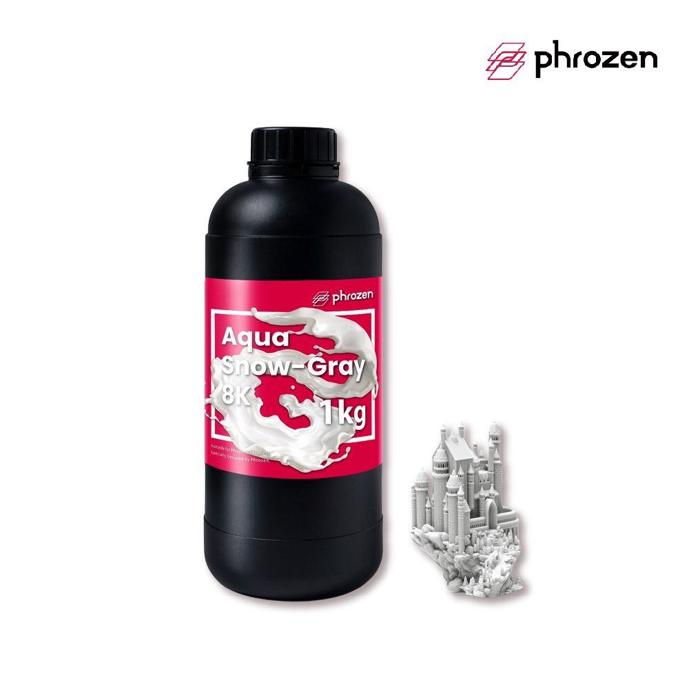 Phrozen 普羅森 8K模型樹脂 - 湖水雪灰(1KG裝) 3D列印耗材 8M584