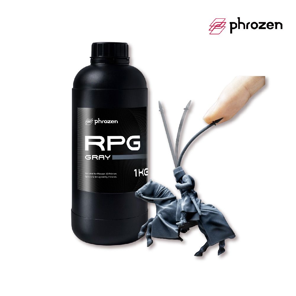 Phrozen 普羅森 RPG灰模型樹脂 (1KG裝) 3D列印耗材 DT00015645