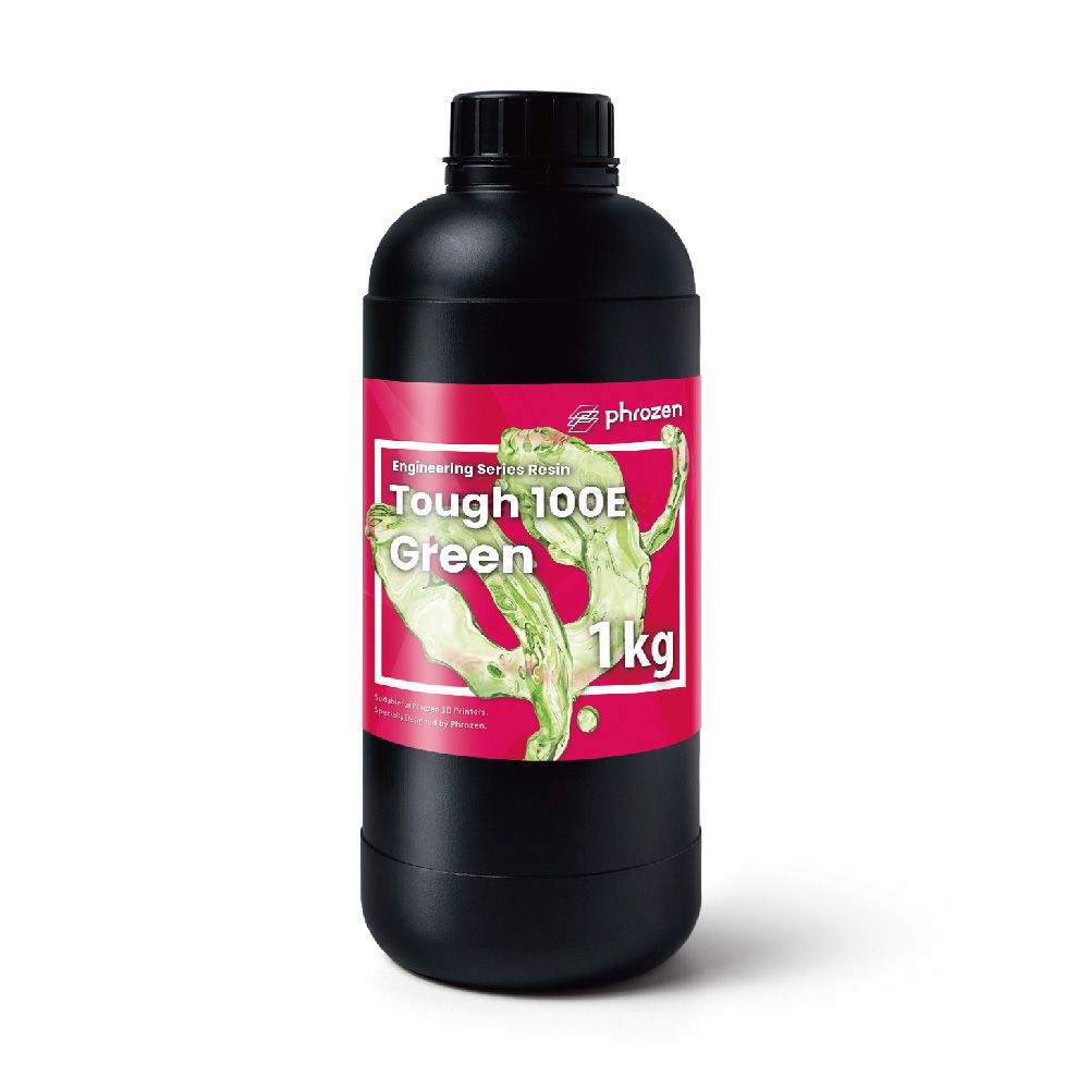 Phrozen 普羅森 工程韌性 Tough 100E 樹脂 - 綠色 (1KG裝) 3D列印耗材
