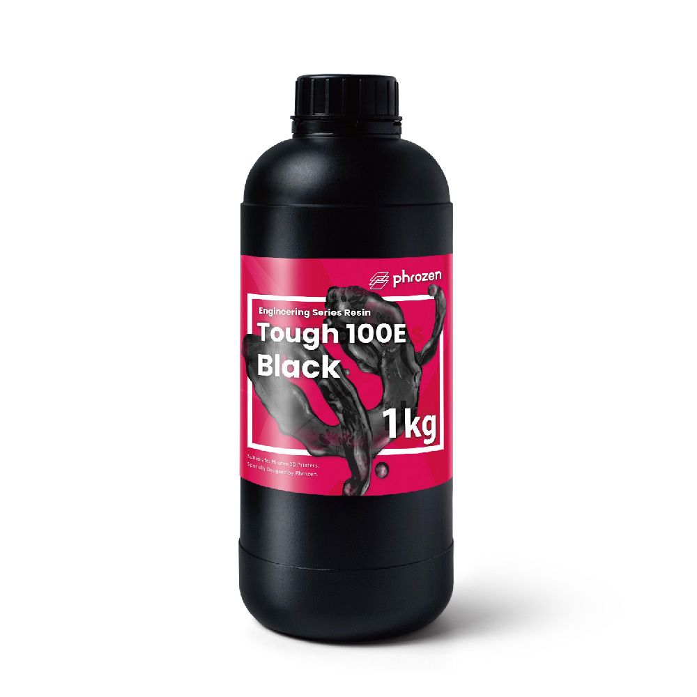 Phrozen 普羅森 工程韌性 Tough 100E 樹脂 - 黑色 (1KG裝) 3D列印耗材