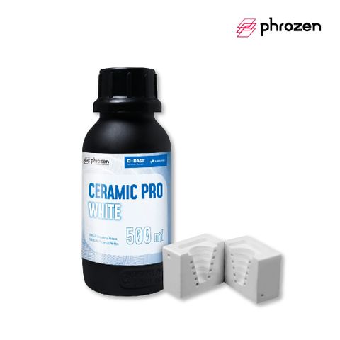 【PHROZEN普羅森】工程剛性陶瓷白 Pro 樹脂 (500ml裝) 3D列印耗材