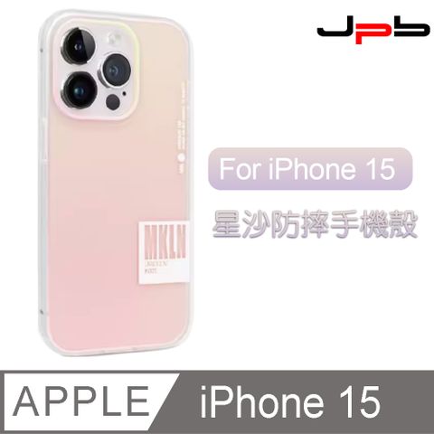 JPB 日本橋 [  ] iPhone 15 6.1吋 繽紛果凍透明防摔手機殼 粉色