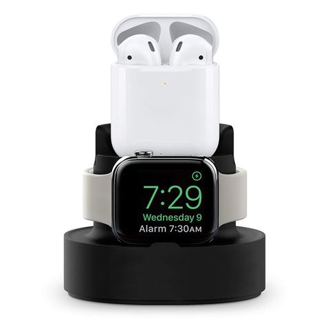[ JPB ] Apple Watch + AirPods 二合一 矽膠支架充電座-黑色