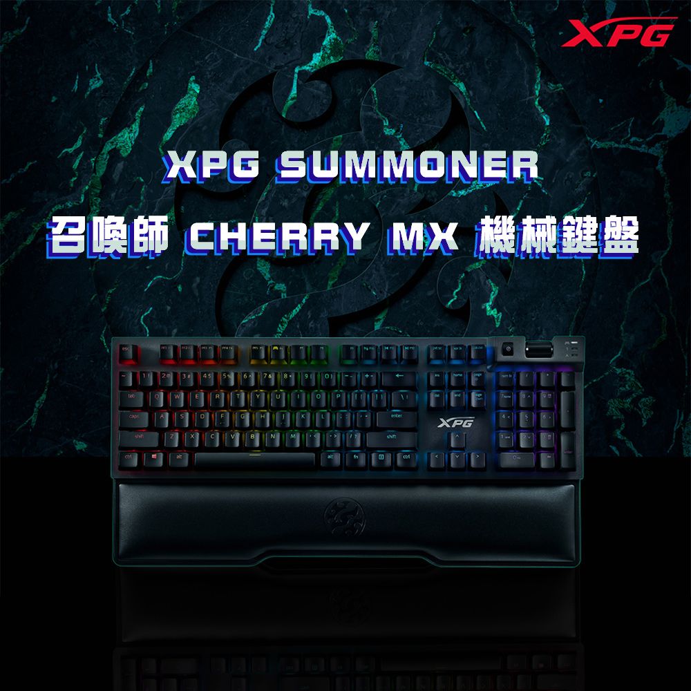 ADATA 威剛 【XPG 】SUMMONER 英文 銀軸 召喚師 電競鍵盤